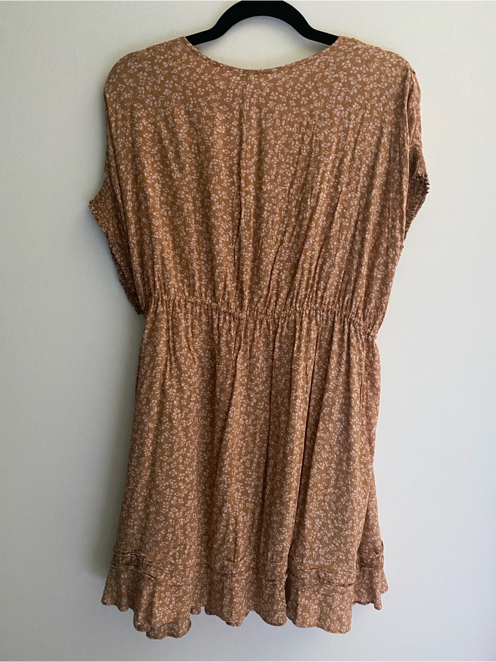 Free People Mustard Floral Mini Dress - Picture 3 of 6